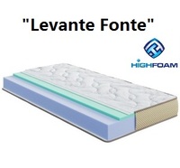 Сучасний матрац Highfoam Levante Fonte гарантує здоровий сон. Двостороння модель заввишки 19 см витримує 140 кг. Інноваційні екологічні матеріали підлаштовуються під тіло. Поспішайте замовити оригінал за вигідною ціною!