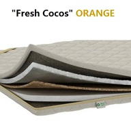 ✦ Тонкий матрац-топер ORANGE Fresh Cocos