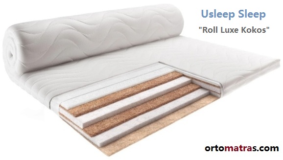 Ищете способ вернуть комфорт старому дивану? Тонкий матрас-топпер Usleep Sleep Roll Luxe Kokos &mdash; идеальное решение для выравнивания спального места и коррекции его жесткости. Благодаря комбинации натуральной латексированной кокосовой койры и ортопедической пены, этот топпер обеспечивает правильную анатомическую поддержку позвоночника. Модель легко сворачивается в рулон для компактного хранения, имеет съемный чехол и эффект зима/лето, гарантируя здоровый сон в любое время года.