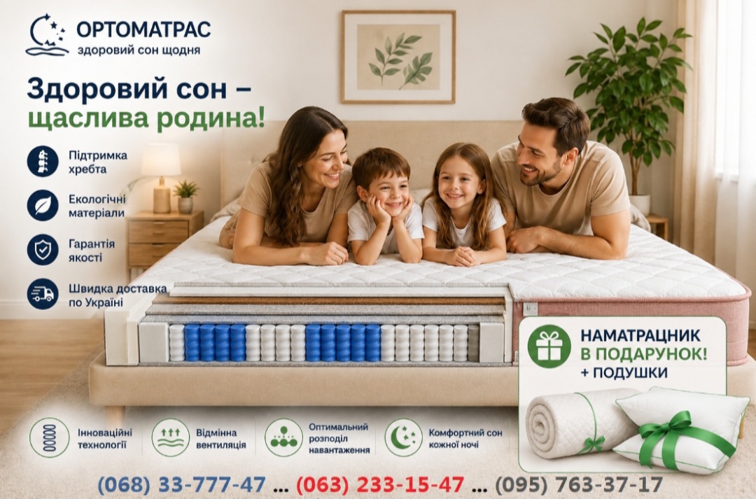 Купить матрас Gute Nacht KRISTOF / КРИСТОФ в Украине ✓ АКЦИЯ &mdash; современное решение для комфортного и здорового сна. Благодаря надежной конструкции он обеспечивает правильную поддержку позвоночника и высокий уровень удобства. Если вы хотите купить качественный матрас по выгодной цене, модель KRISTOF станет отличным выбором. Перед покупкой многие покупатели изучают отзывы, отмечая комфорт и долговечность изделия. Заказать матрас KRISTOF можно с доставкой в Киев, Харьков, Одессу, Днепр, Львов, Запорожье и другие города Украины.